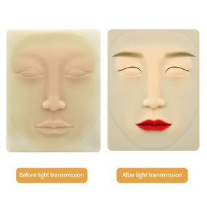 Piel de Práctica de Silicona 4D para Tatuajes Faciales, Cejas y Labios, Modelo de Entrenamiento de Maquillaje Permanente para Tiendas de Tatuajes - Product Image 2