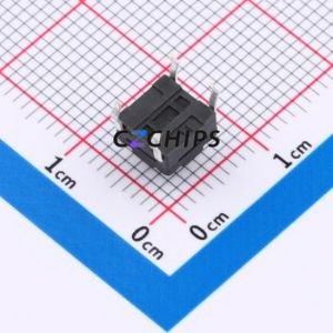 SMG-13-H055A1 Tactile Switch Through hole Component (THT)-4P,6.2x6.2mm Switch Single Pole Single Throw Round Button 2.5N 6.15mm - Product Image 2
