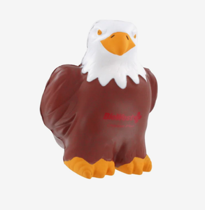 Balle anti-stress <span class=keywords><strong>en</strong></span> mousse <span class=keywords><strong>en</strong></span> forme d'aigle personnalisée avec logo sur mesure – Cadeau promotionnel - Product Image 2