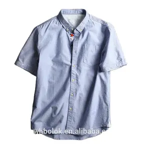 New design your own brand clothing cotton casual shirt oxford shirts mens