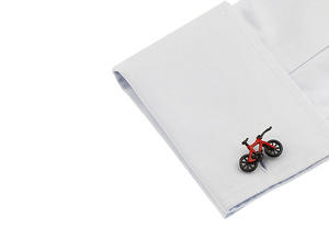 2024 nuevo boyi envío rápido novedad diseño de coche de tráfico <span class=keywords><strong>gemelos</strong></span> de <span class=keywords><strong>bicicleta</strong></span> Vintage <span class=keywords><strong>gemelos</strong></span> de metal personalizados - Product Image 3