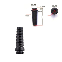 Cable de goma de 4,6/5,2/6mm, Protector de arranque, funda de Cable para cargador de teléfono móvil