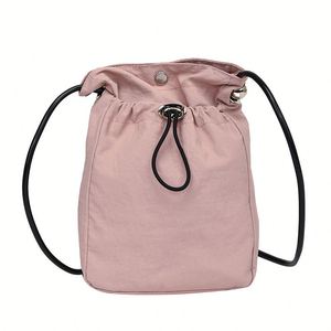 Bolsa Impermeable de Nailon para Teléfono Pequeño, Monedero con Cierre de Cordón, Bolsa Bandolera Portátil para Damas, OEM ODM Disponible - Product Image 1
