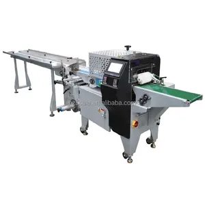 Economic factory model V350S model sweet lollypop candy wrapping machines chocolate bean pillow sachet packing machine.