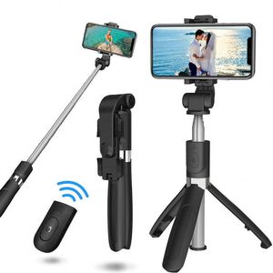 Trípode Monopié Inalámbrico X626 con Control Remoto para Teléfono Móvil, Negro, Extensible, Plegable, Mini Palo Selfie para Vlog y Fotografía - Product Image 1