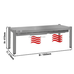Commercial Round Tube Stainless Steel Food Insulation Rack Durable Food Warmer Shelf Easy Clean for Catering Service - Product Image 1