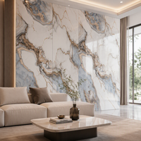 Panneau mural en PVC moderne, non toxique, imperméable, résistant aux UV, effet marbre, écologique, sans formaldéhyde, ignifuge, insonorisant, pour usage commercial