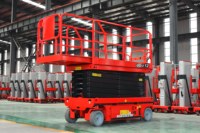 Plateforme élévatrice à ciseaux 14m, certification CE ISO, plateforme élévatrice à ciseaux électrique mobile pour atelier d'usine