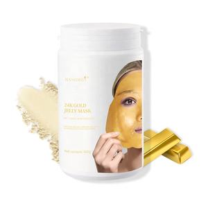 BANGWEI Oem Jelly 24 k bubuk masker wajah, masker wajah karet kupas lembut asam hialuronat emas 24 k - Product Image 5