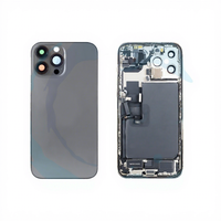 Version européenne Couverture arrière de la batterie Pièces complètes pour Iphone 16 Pro Max 15 Plus 14 13 Mini 12 Pro Remplacement du boîtier de téléphone portable