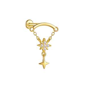 <span class=keywords><strong>Piercing</strong></span> in <span class=keywords><strong>Argento</strong></span> 925 per Labret, <span class=keywords><strong>Trago</strong></span>, Helix, Daith, Cartilagine - Orecchino a Perno in <span class=keywords><strong>Argento</strong></span> 925 - Gioielli alla Moda per <span class=keywords><strong>Piercing</strong></span> - Product Image 4