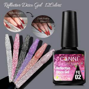 CANNI 7.3ml Reflective Gel Polish Esmaltes <strong>Neon</strong> 12 Colors Disco Flashing Summer Glitter Gel <strong>Nail</strong> Polish UV LED <strong>Varnish</strong> - Product Image 4