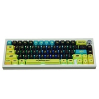 PBT Sublimation Cyberpunk Theme Side Light Transmission Mx Keycaps Gaming Cherry Profile Mechanical Keyboard Keycaps