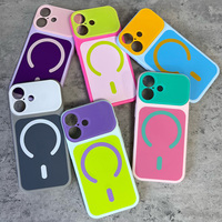Coque de téléphone magnétique antichoc mate JOYPORODO B504 Summer Candy pour iPhone 18 Pro 17 Air 16 15 Max, avec pare-chocs contrastant