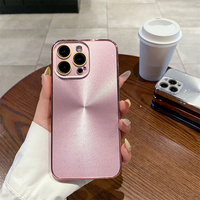 Coque de téléphone à motif laser Aurora pour iPhone 16 15 Pro Max 13 12 11 14 Plus, coque souple antichoc mate