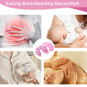 Compresa de Gel Frío con Perlas de Gel Suaves para el <span class=keywords><strong>Pecho</strong></span>, Ecológica, para Alivio del Dolor de <span class=keywords><strong>Lactancia</strong></span>, Terapia Flexible y Cuidado del Seno, MOQ Bajo - Product Image 4
