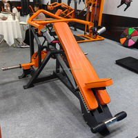 Machine de musculation inclinée à charge de plaques avec cadre en acier robuste pour la musculation
