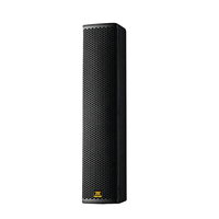 Boutum Sound Factory 4*3.5 Inch Speaker Kolom Audio Profesional PA Paduan Aluminium 8 Ohm 300W Sistem Suara Surround Portabel DJ