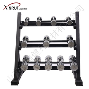Attrezzatura Commerciale Professionale per Palestra: Rack Porta Pesi a 3 Livelli per Pesi Liberi e Fitness, Ideale per Uso Domestico e Commerciale - Product Image 3