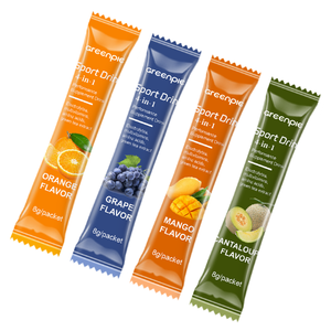 Greenpie Polvere Elettrolitica per Idratazione Multivitaminica con Aminoacidi, Estratto di Tè Verde, Senza Zucchero, Energia e Supporto Immunitario, Vitamina B - Product Image 1