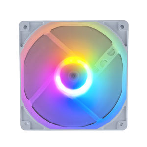 Ventilateur de refroidissement LED RGB QiuzAim 120 mm, connecteur IDE 4 broches, haut débit d'air, ventilateur de boîtier DC 12 V pour systèmes de jeu PC, <span class=keywords><strong>prix</strong></span> direct usine - Product Image 5