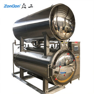 Industriale autoclave storta Sterilizzatore per la salsa di pomodoro tonno in scatola prodotti - Product Image 3