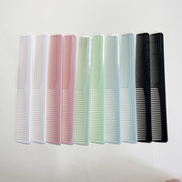 Peigne double extrémité de haute qualité pour usage international, à densité de dents variable ; résistant à la chaleur et antistatique ; peigne de coiffage à queue pointue