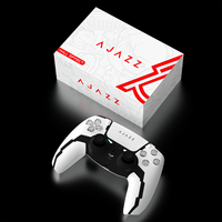 Manette de jeu filaire/Bluetooth personnalisable Ajazz GP100 PS avec moteur de vibration et joystick de réveil pour PC