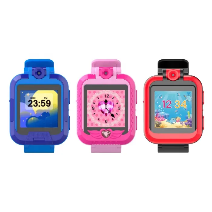कस्टम लेबल 1.44 इंच टच स्क्रीन बच्चों स्मार्ट घड़ी बच्चे Pedometer स्मार्ट हाथ घड़ी निर्माण में 9 खेल