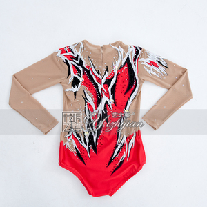 YIZHIJIAN, disfraz de Gimnasia Artística personalizado, habilidades para <span class=keywords><strong>patinaje</strong></span> artístico, rendimiento profesional, mono ajustado de gimnasia - Product Image 5