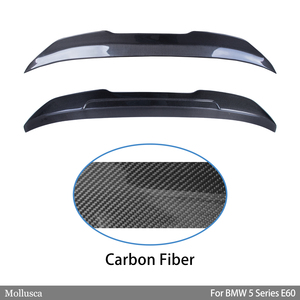 For 5 Series E60/E60 M5 Sedan PSM Style Carbon Fiber <b>Rear</b> <b>Spoiler</b> Trunk Wing 2001-2010 - Product Image 2
