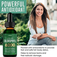 Gouttes de Chlorophylle Biologique Marque Blanche Prix de Gros Supplément OEM Détox Naturelle Soin du Foie Chlorophylle Liquide Originale
