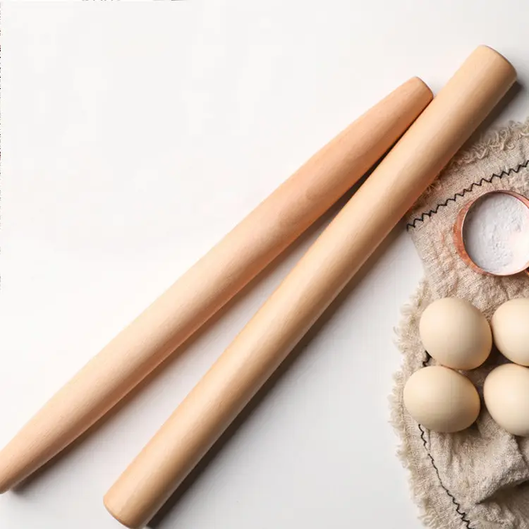 high quality wooden french decorative embossed rolling pin for baking