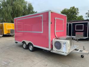 Camion Fast Food commerciale completamente attrezzato per hot dog Chips gelato <span class=keywords><strong>Mobile</strong></span> succhi Bar Catering rimorchio con snack di caramelle - Product Image 5