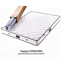 Matelas en mousse à mémoire de forme, matelas à ressorts ensachés, coussin moelleux pour hôtel, appartement, matelas compressé en boîte