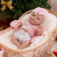 Poupées Bébé Reborn en Silicone de 10 Pouces, Jouet Doux Lavable, Fille Réaliste au Toucher Doux, Kit d'Alimentation pour Bébé Réaliste, Éducatif