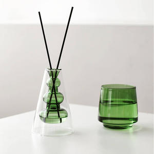 Florero decorativo de vidrio transparente, florero de vidrio para decorar - Product Image 4