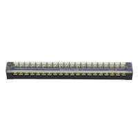 Suyep TB-2505 bornier à double rangée 5 bits 600V 25A haute tension 25 ampères borniers enfichables en céramique barrière de fil de cuivre