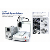 Activateur de surface plasma automatique de bureau ChuanTuo CT520 pour composants électroniques, plastiques, polymères, verre et céramique de circuits imprimés