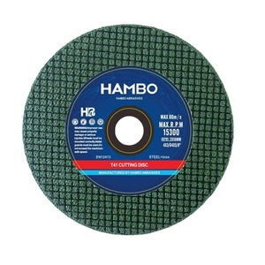 Disque de coupe Hambo pour acier inoxydable, aluminium, plaques et tuyaux, 4 pouces (107 mm, 100 mm) - Product Image 1