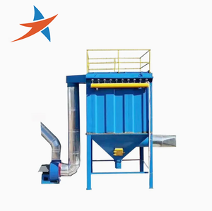 Sistema Industrial de Colector de Polvo por Pulso con Bomba de Motor, Soplado Inverso Tipo DMC, 99.9% de Eficiencia, Bolsas Impermeables para Fundición de Metal - Product Image 1