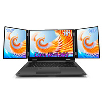 Laptop Gaming Populer 16+10.5+10.5 Inci Prosesor Inter Core I5 Generasi ke-12 Ordinateur Gamer Laptop Tiga Layar