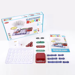 Amusant Eclairage LED Jouets BRICOLAGE Circuits Assemblent des Blocs De Construction Électroniques jouets - Product Image 6