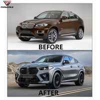 Kit de Carrocería para BMW X6 E71 08-14 G06 2023+ X6M, con Parachoques Delantero y Trasero, Rejilla, Capó, Guardabarros, Lámpara, Artículos en Estado Nuevo, Incluye