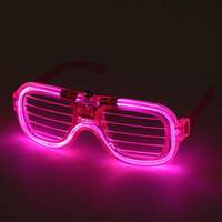 Gafas LED de Neón, Gafas Luminosas Intermitentes para Fiestas, Gafas Fluorescentes para Bares, Conciertos, Accesorios para Fotos