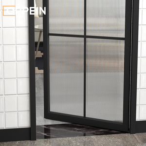 Oppein 96 Asian <strong>Bali</strong> Aluminum Alloy Glass Modern Designs Swing Gizmo Bathroom <strong>Door</strong> Cheap Wooden Internal <strong>Door</strong> for Hotels Houses - Product Image 5