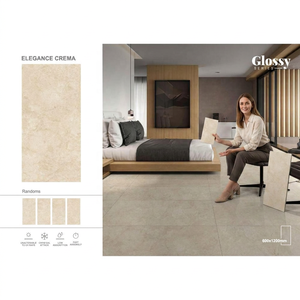 Crystal Statuario Ceramic Porcelain <b>Tiles</b> 600x1200mm Glossy Polished Floor Wall <b>Tiles</b> - Product Image 2
