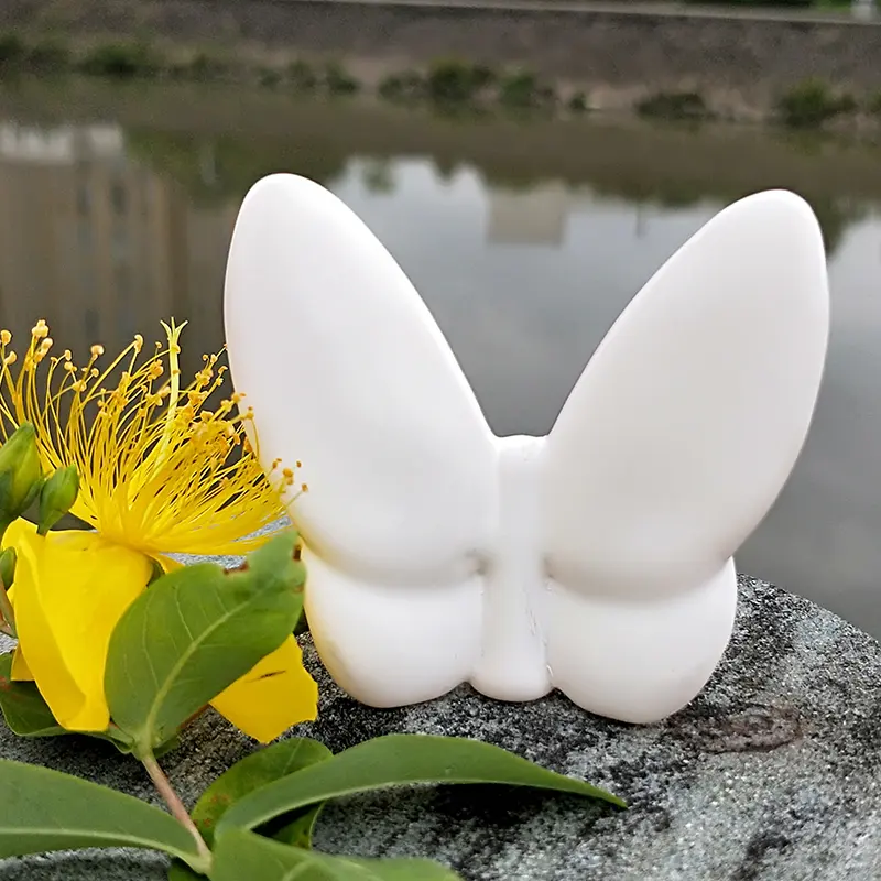 Cadeau serré de papillon en cristal bleu, souvenir de mariage américain