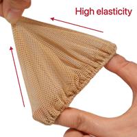 Filet à cheveux en maille orné de strass, extensible et à volants, pour chignon, idéal pour la danse classique et les spectacles sur scène, accessoires pour filles