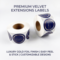 Étiquettes autocollantes personnalisées en vinyle doré imperméable pour emballage de produits, avec logo de marque imprimé, en rouleau, vente en gros